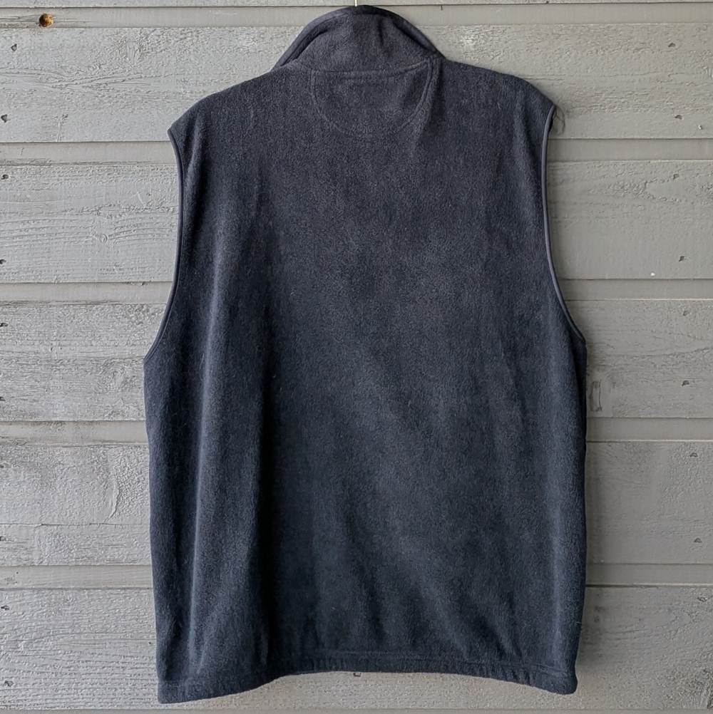 NWT Baru Sports Weather Perfect Brass Ass Casino Fleece Zip Front Vest Size XL - Picture 6 of 7